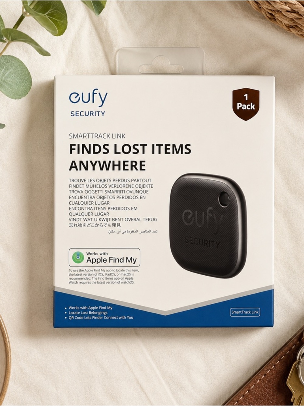 Eufy Security SmartTrack Link Item Tracker New In Box Apple Find My Compatible